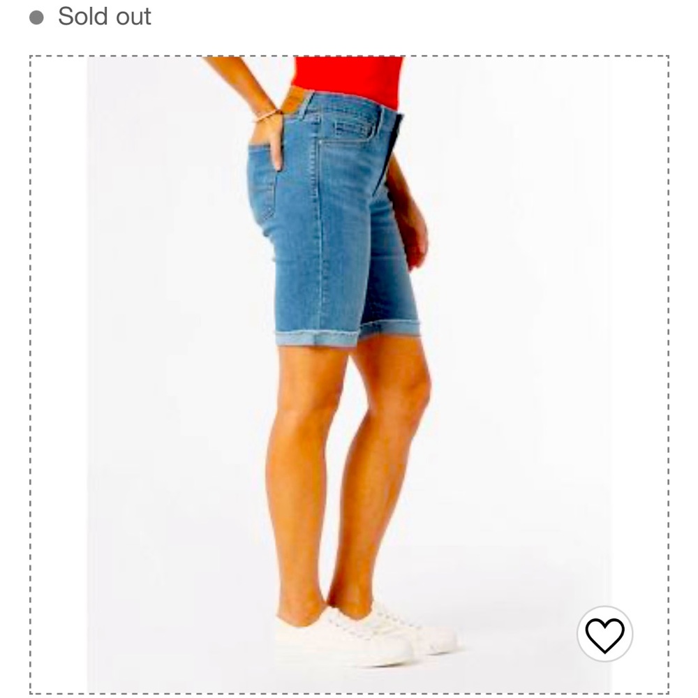 DENIZEN® from Levi's® Women's Essential Stretch Mid Rise 9-inch Bermuda Shorts